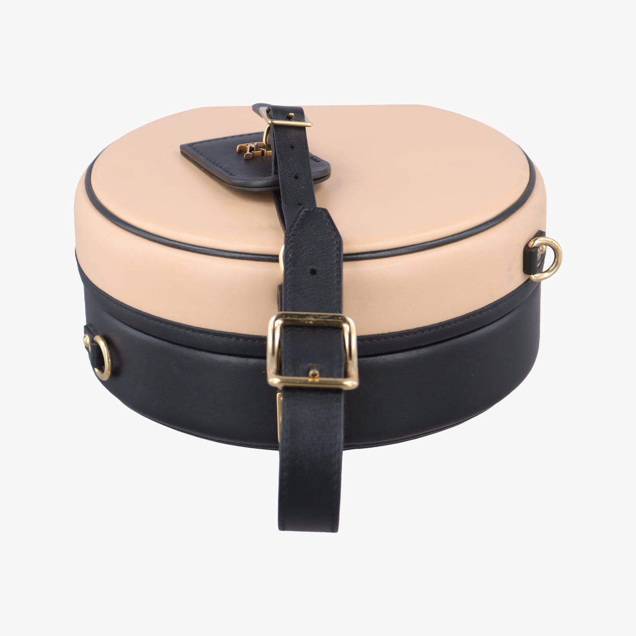 Petite Boite Chapeau BEIGE×BLACK Leather PL0318 ICチップ