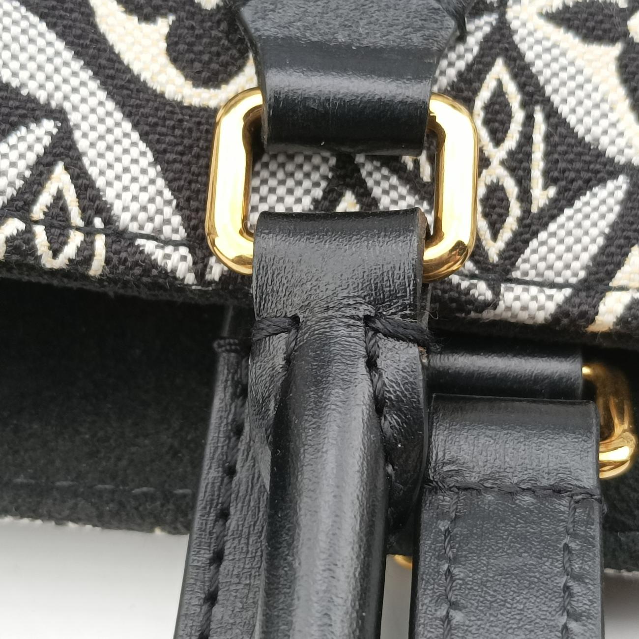 Vintage Louis Vuitton On the Go GM Black×White Jacquard M57207 shoulderbag | stylenewstar