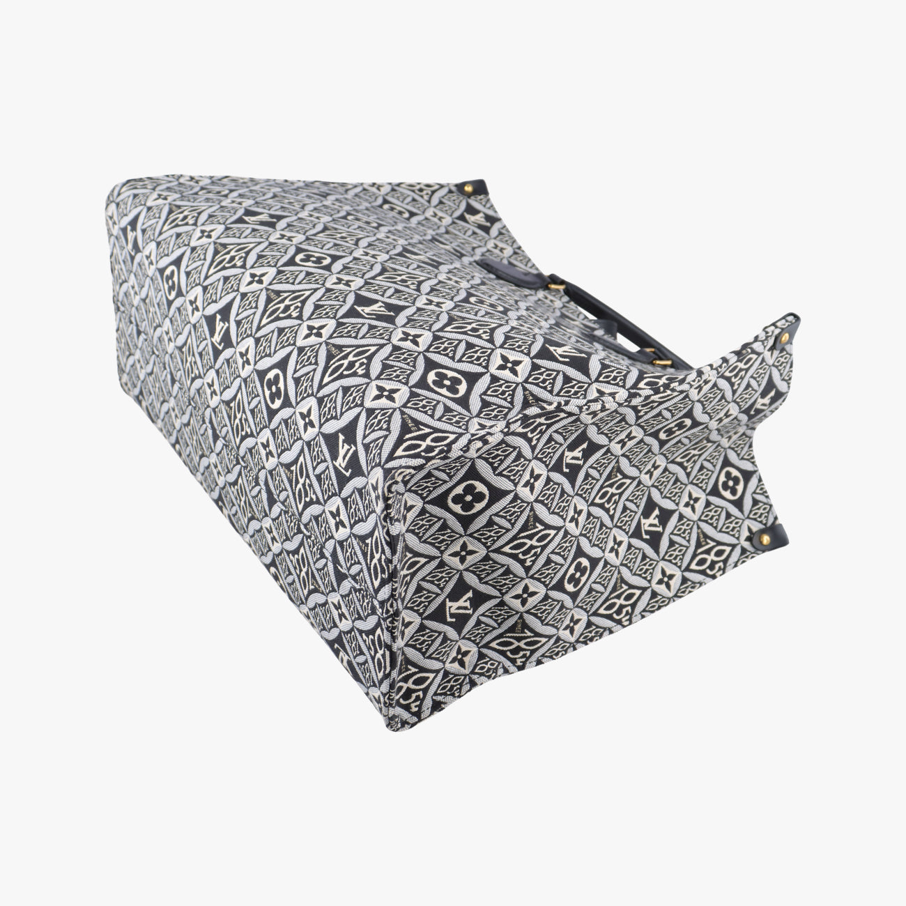 Vintage Louis Vuitton On the Go GM Black×White Jacquard M57207 shoulderbag | stylenewstar