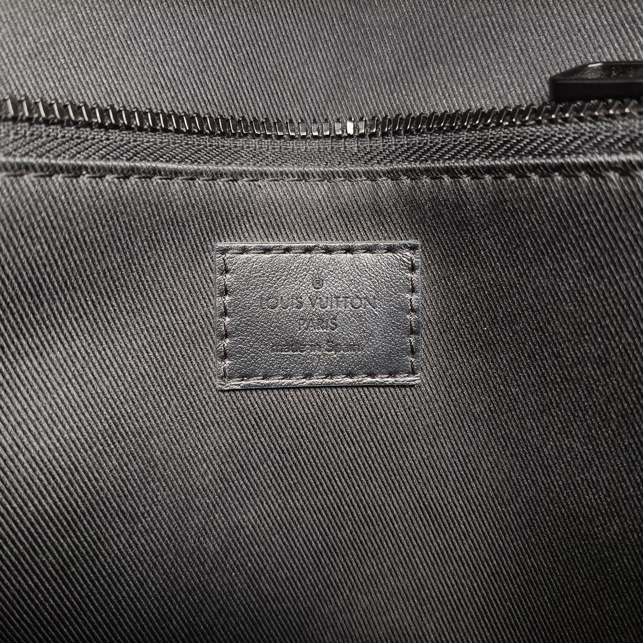 Vintage Louis Vuitton S lock Brown×neon yellow Monogram Canvas M45864 bum bag/waist bag | stylenewstar