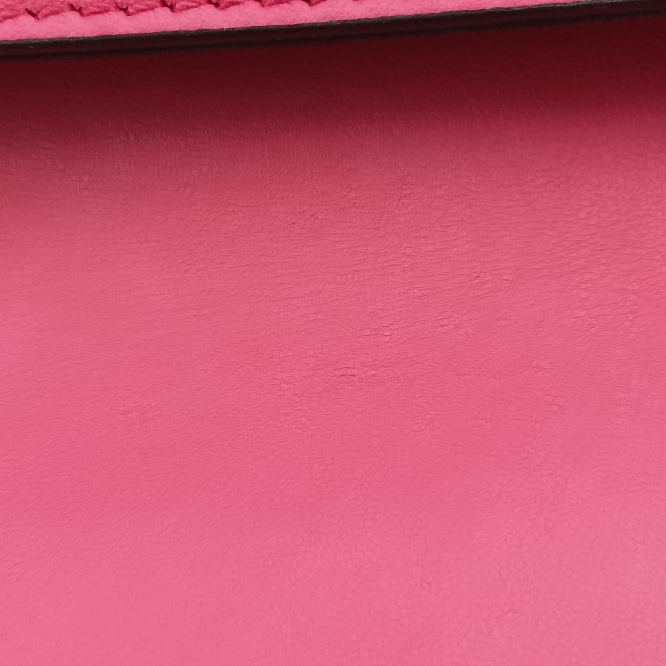 Pre-owned Prada Sidonie Pink×black Leather 1BD168 shoulderbag | stylenewstar