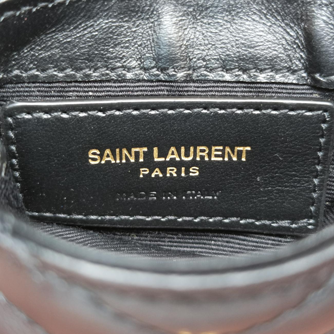 Pre-owned Yves Saint Laurent Lulu Mini Black Leather 699999 shoulderbag | stylenewstar