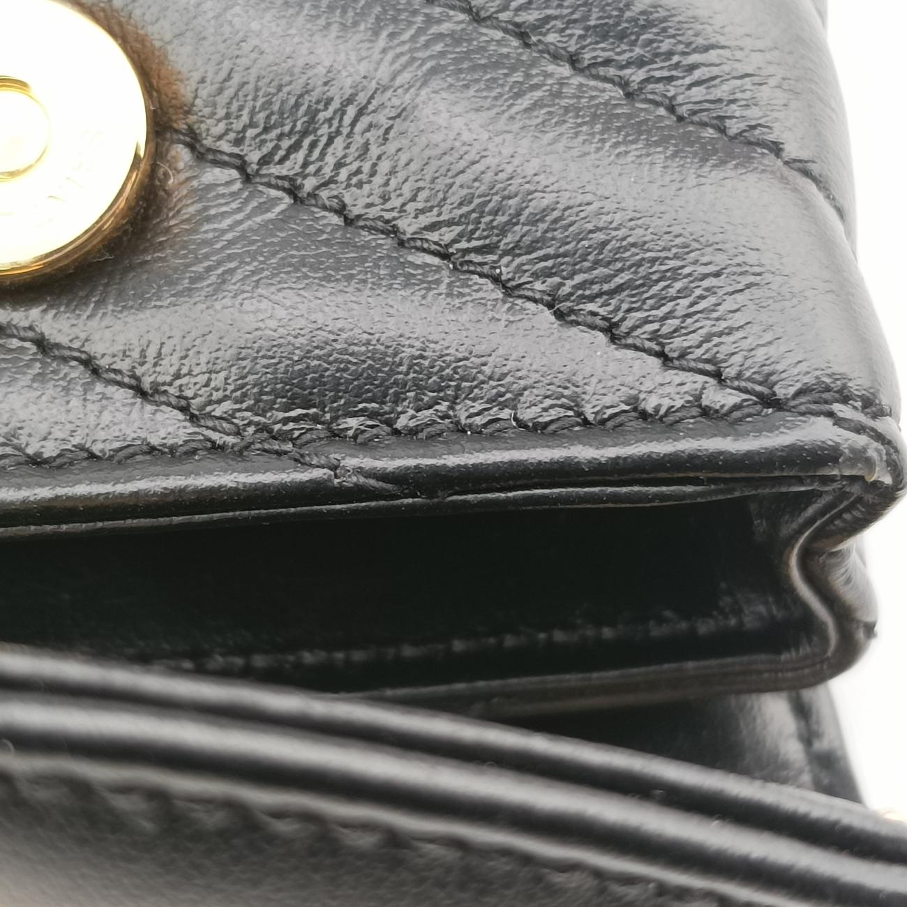 Pre-owned Yves Saint Laurent Lulu Mini Black Leather 699999 shoulderbag | stylenewstar