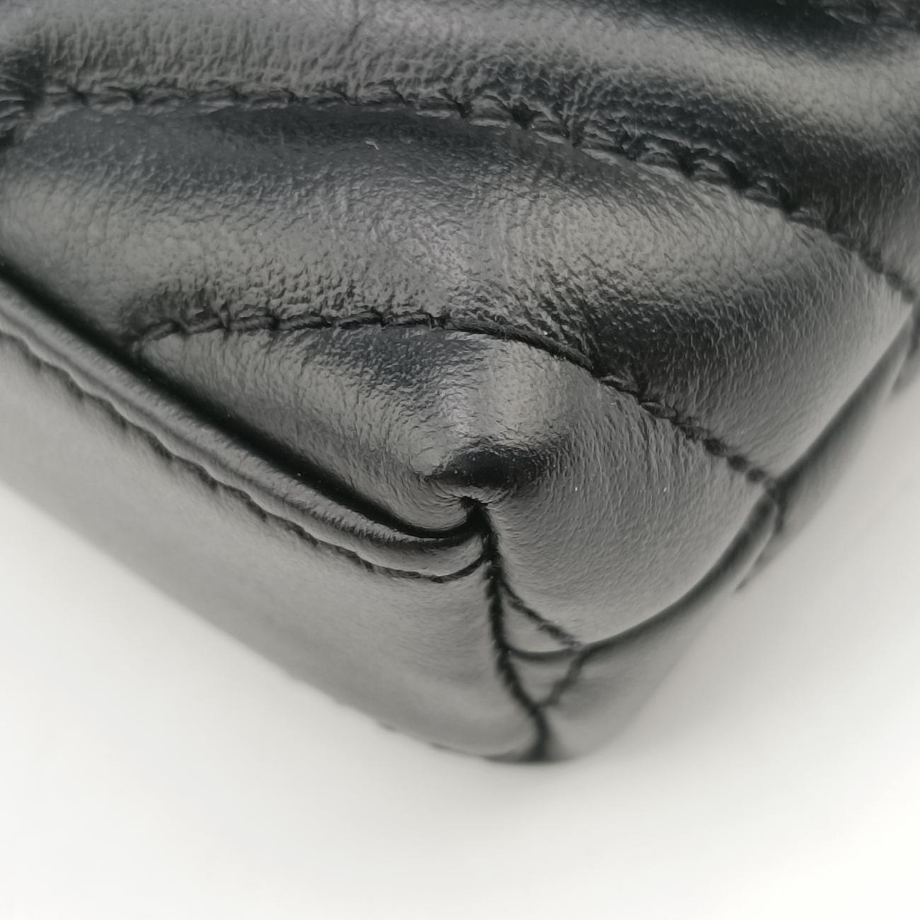 Pre-owned Yves Saint Laurent Lulu Mini Black Leather 699999 shoulderbag | stylenewstar