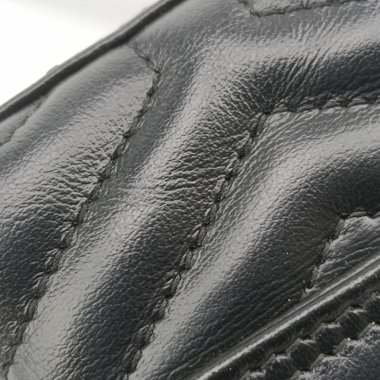 Pre-owned Yves Saint Laurent Lulu Mini Black Leather 699999 shoulderbag | stylenewstar