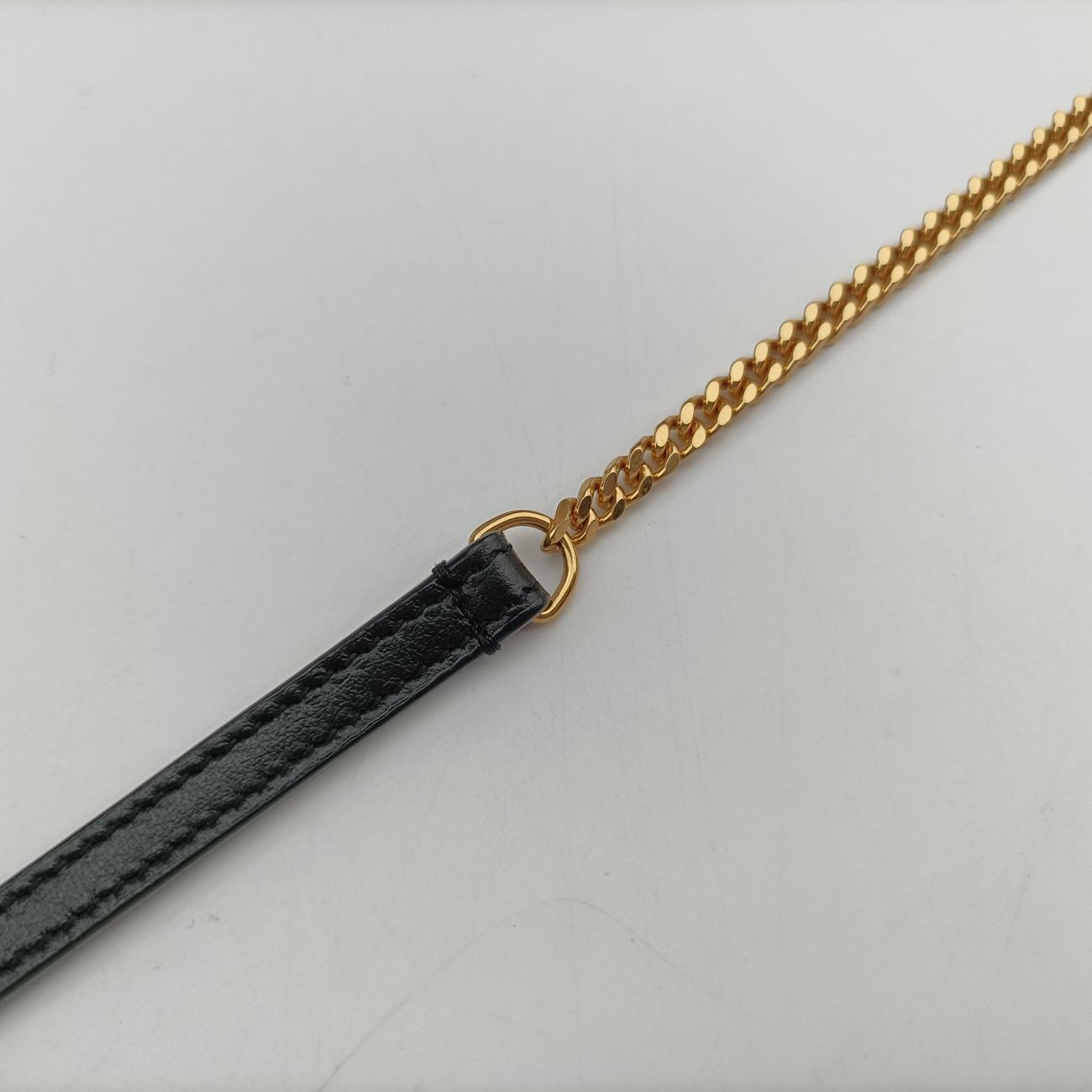 Pre-owned Yves Saint Laurent Lulu Mini Black Leather 699999 shoulderbag | stylenewstar