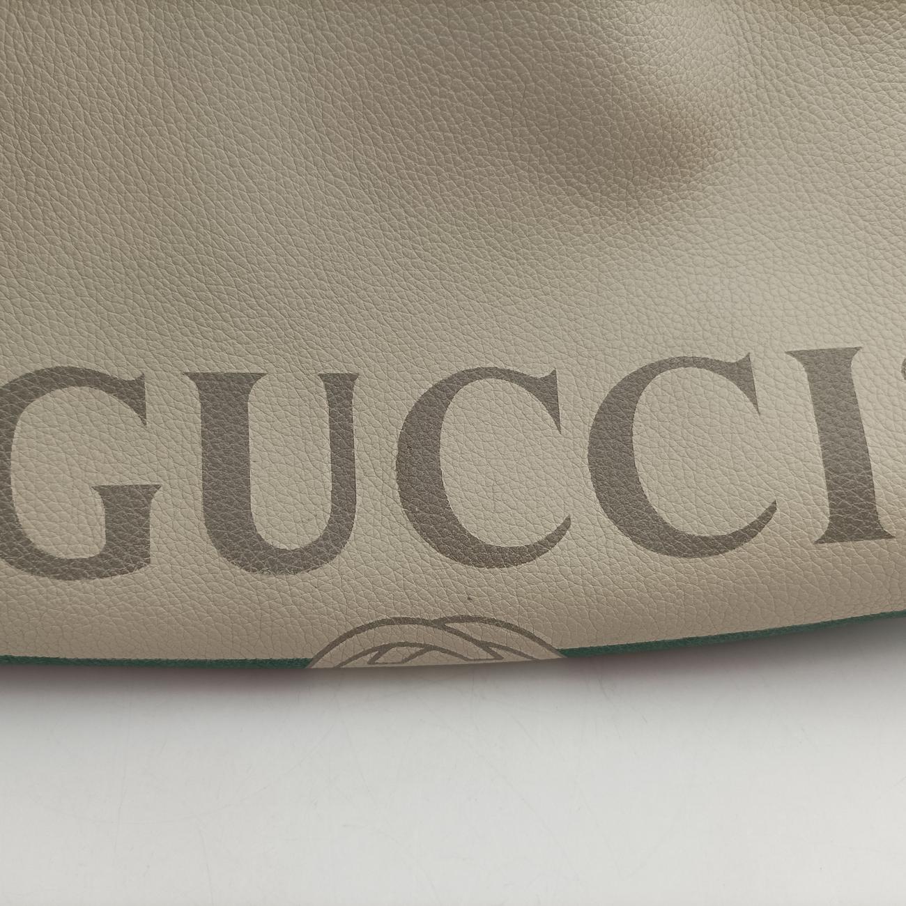 Print Drawstring White Leather B023688405