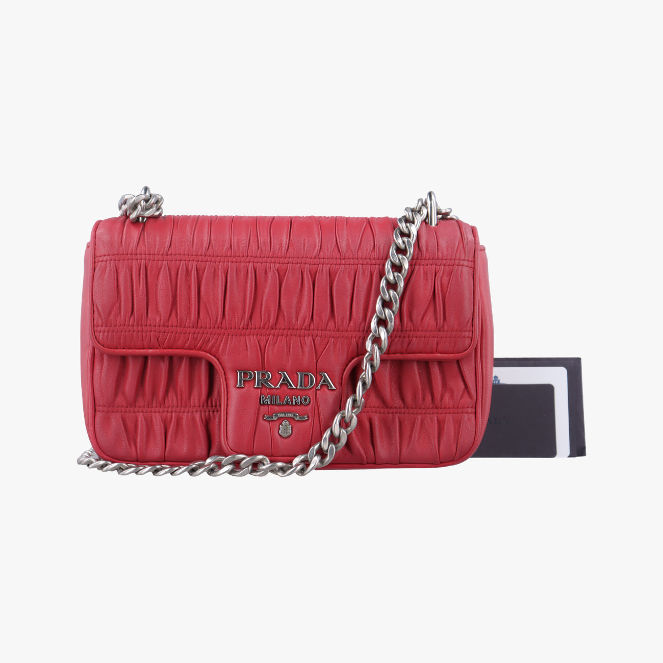 Nappa Gaufre Red lambskin 197