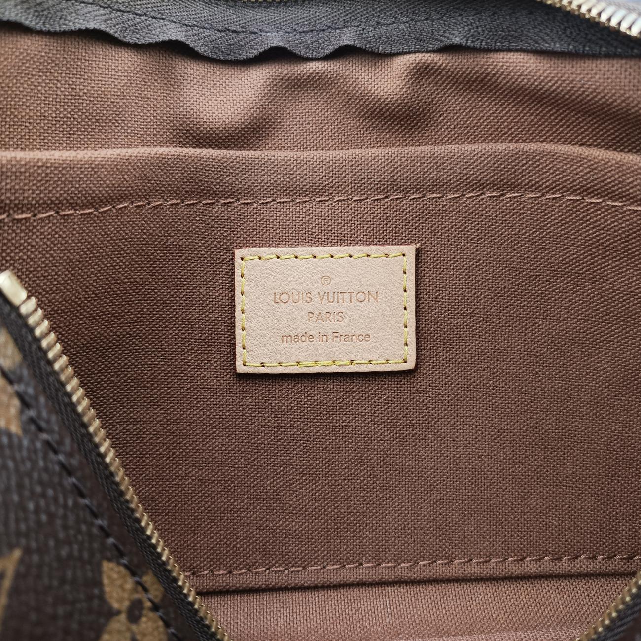 Multi Pochette Accessoir Brown Monogram Canvas ICチップ