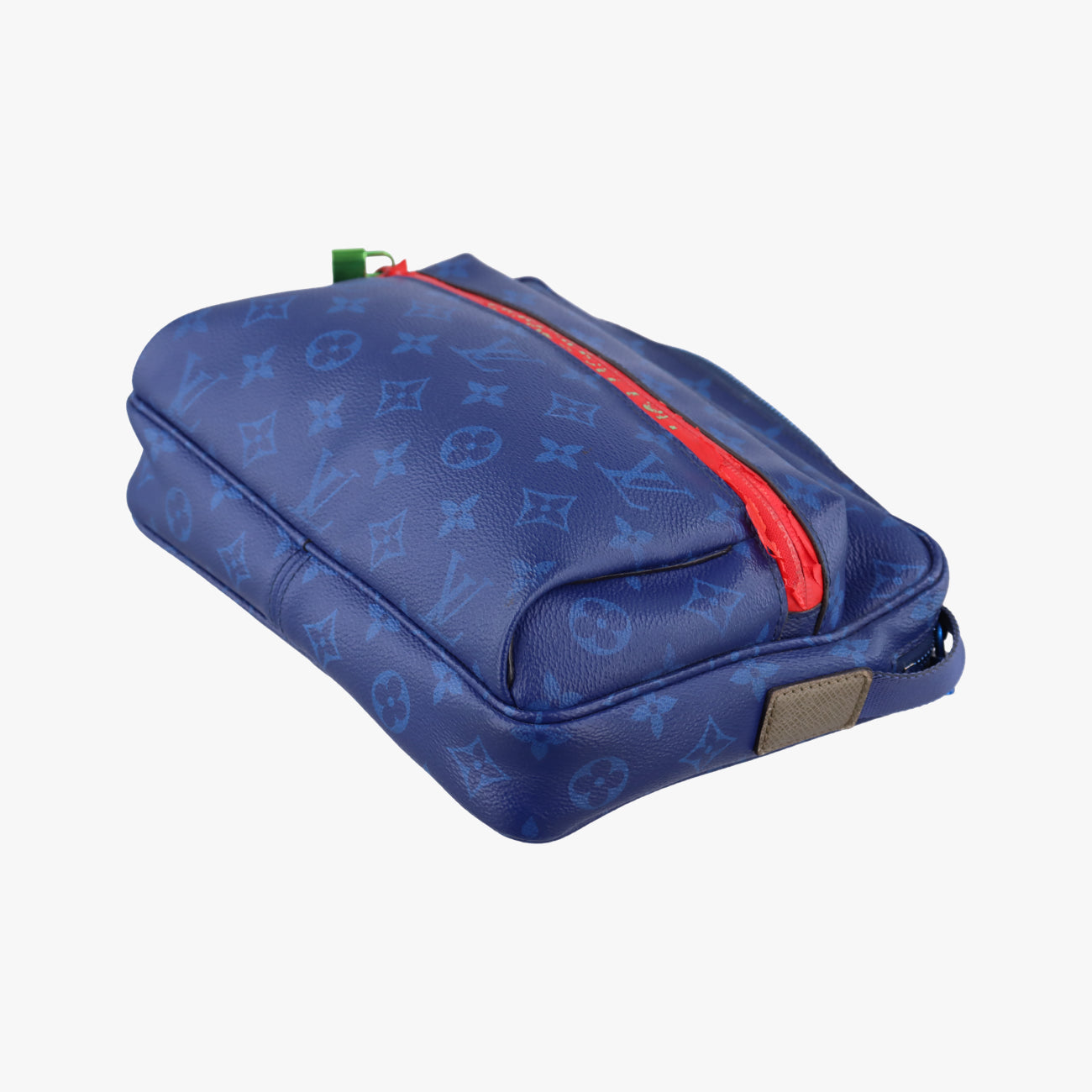 Pre-owned Louis Vuitton Messenger PM Blue Monogram canvas x leather M43829 shoulderbag | stylenewstar