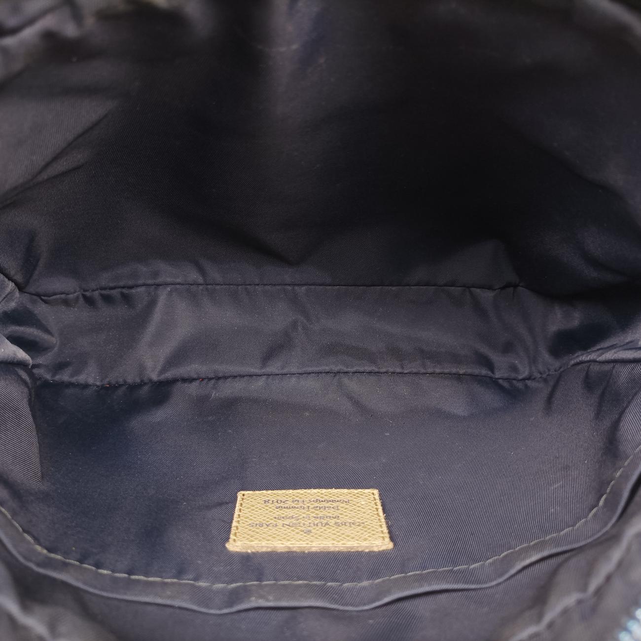 Pre-owned Louis Vuitton Messenger PM Blue Monogram canvas x leather M43829 shoulderbag | stylenewstar