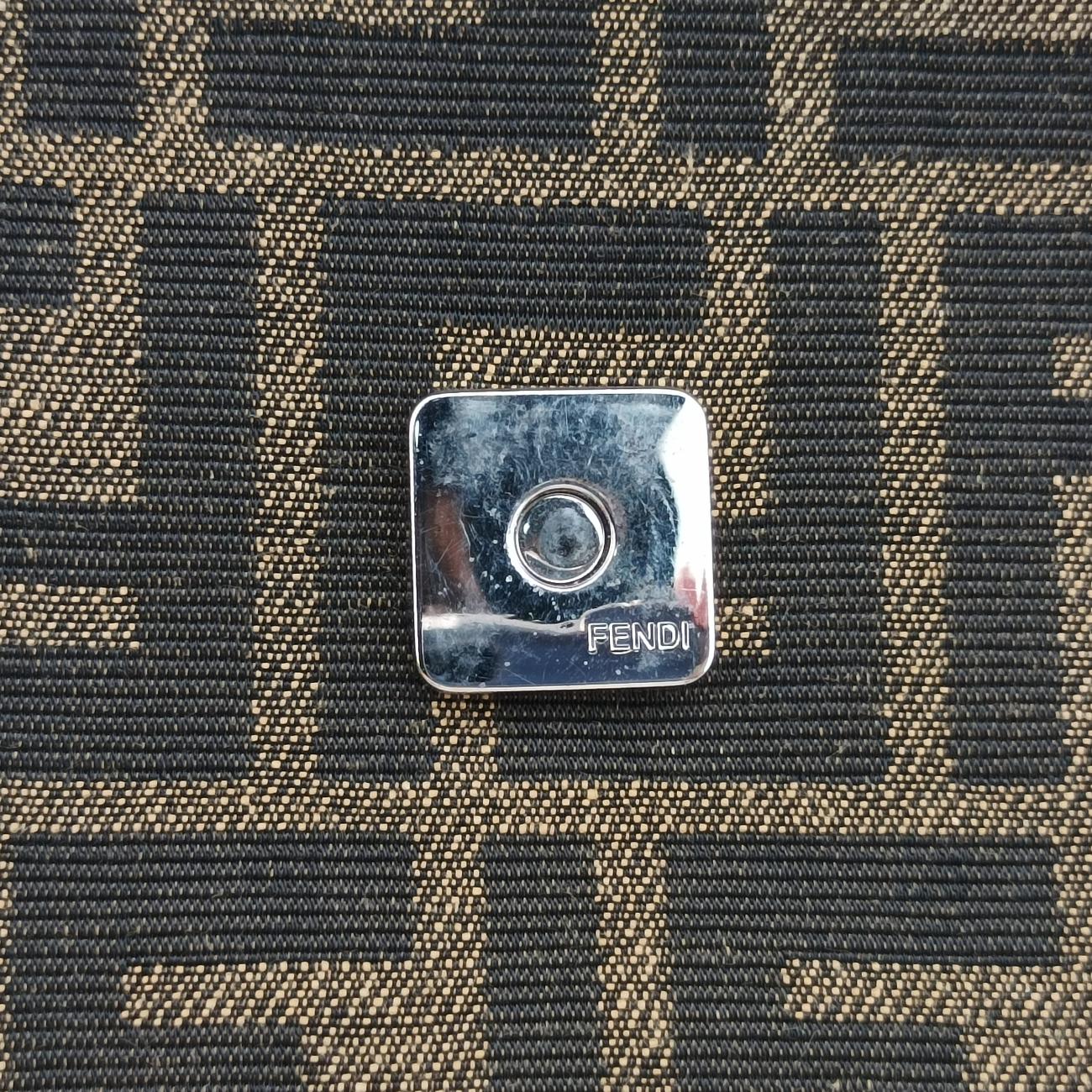 Pre-owned Fendi Baguette Brown canvas 7VA472 bum bag/waist bag | stylenewstar