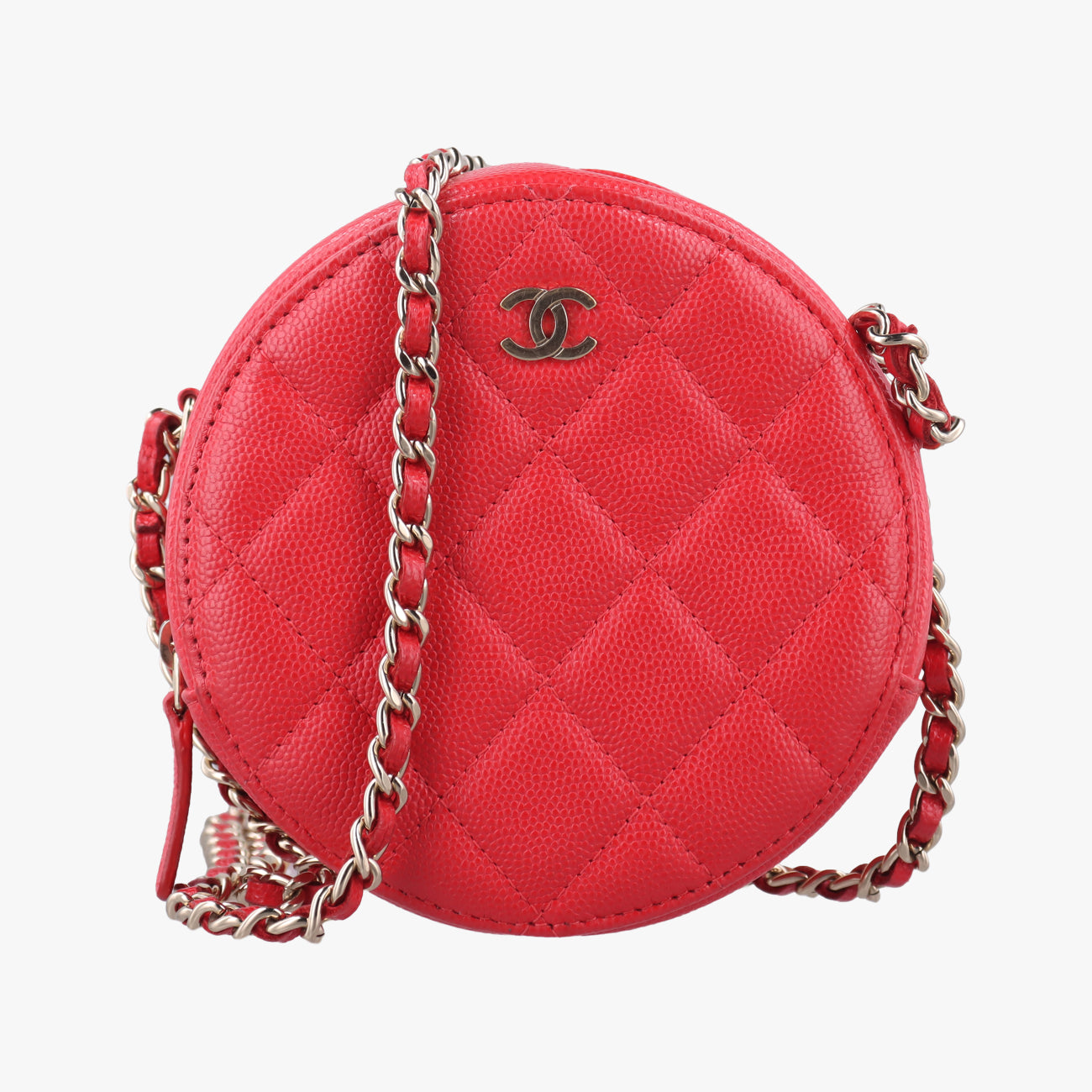 round as earth Ribbon Red Caviar Leather 29084335