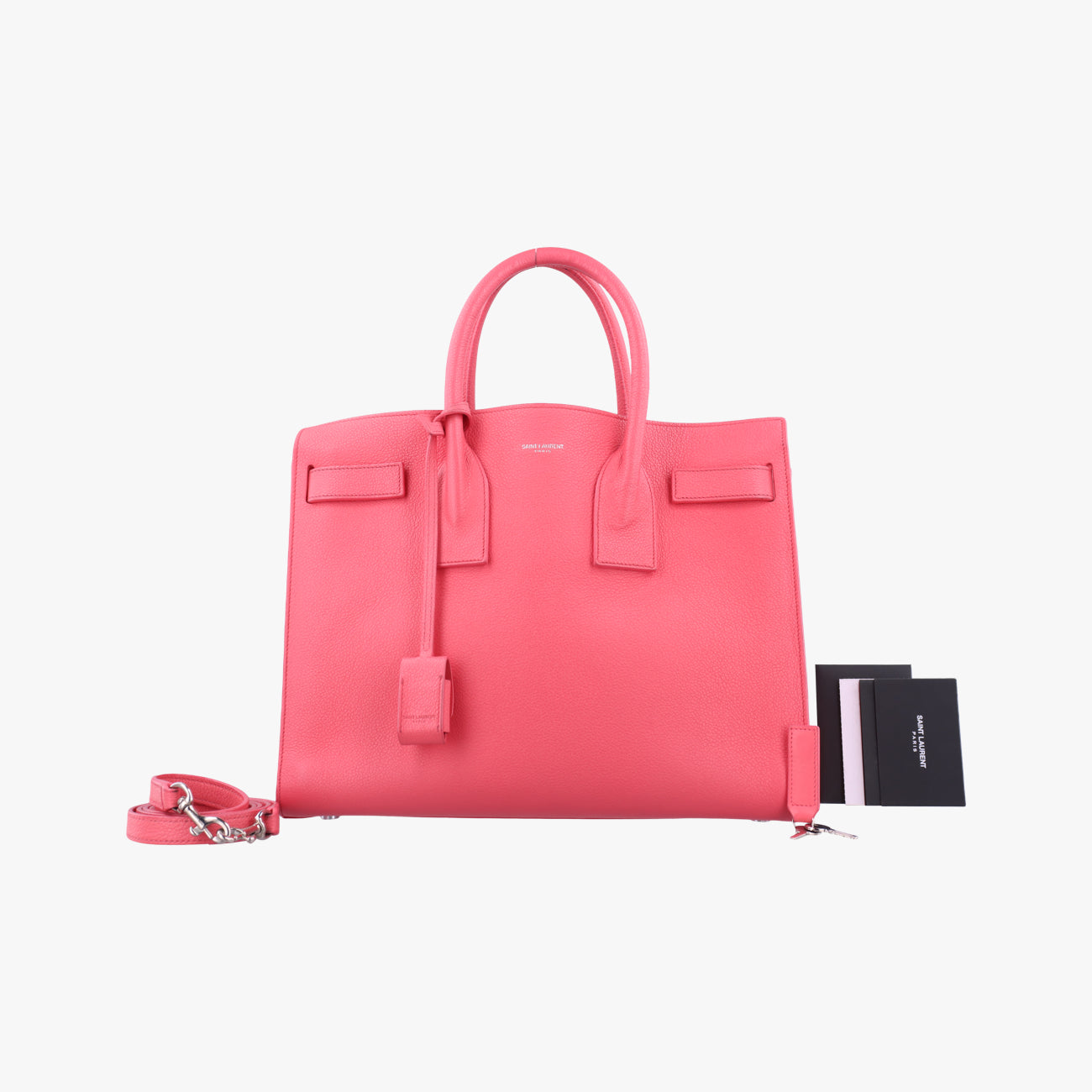 SAC DE JOUR small Pink Leather PLB378299.0915
