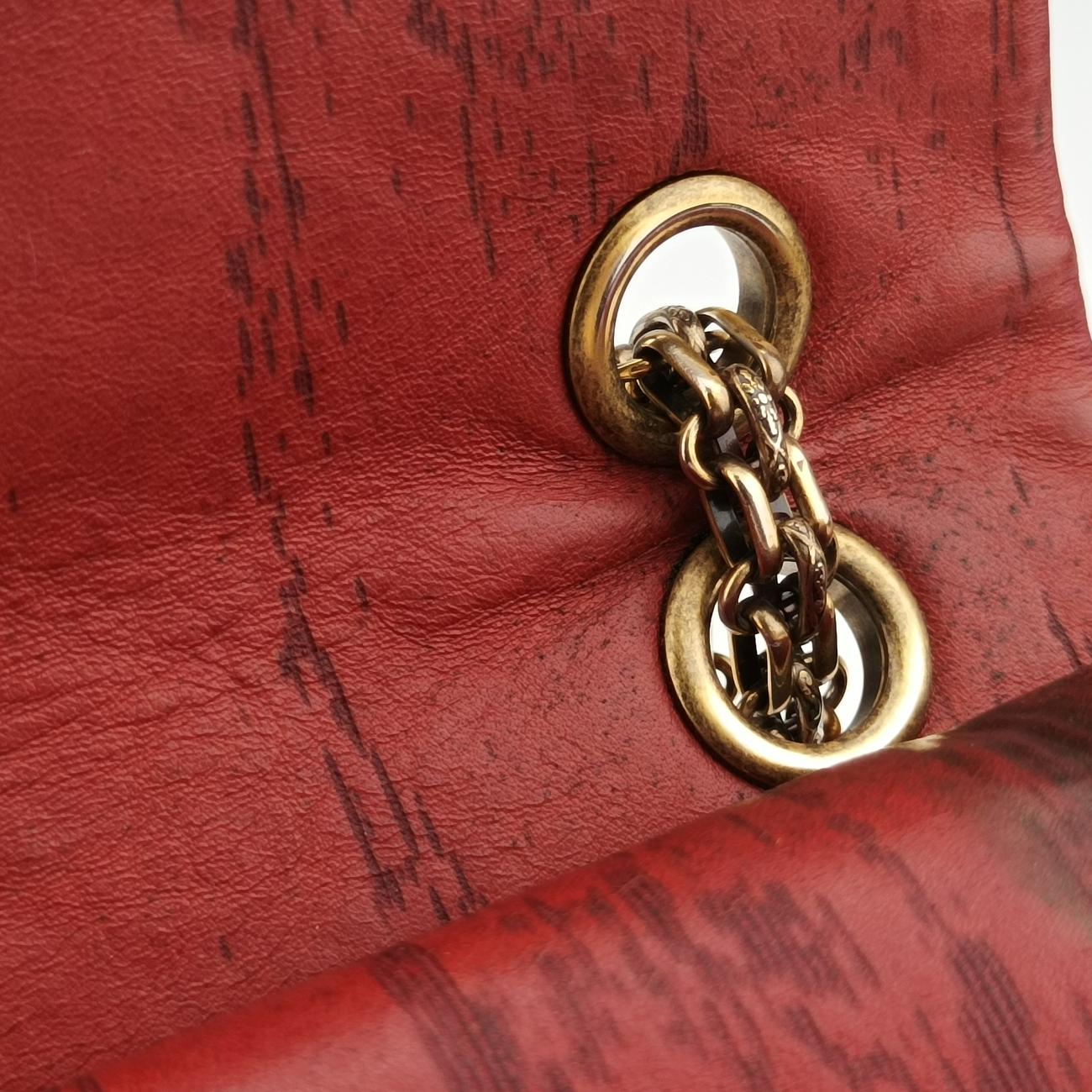 Pre-owned Chanel 2.55 Matelasse Red lambskin A48807 shoulderbag | stylenewstar