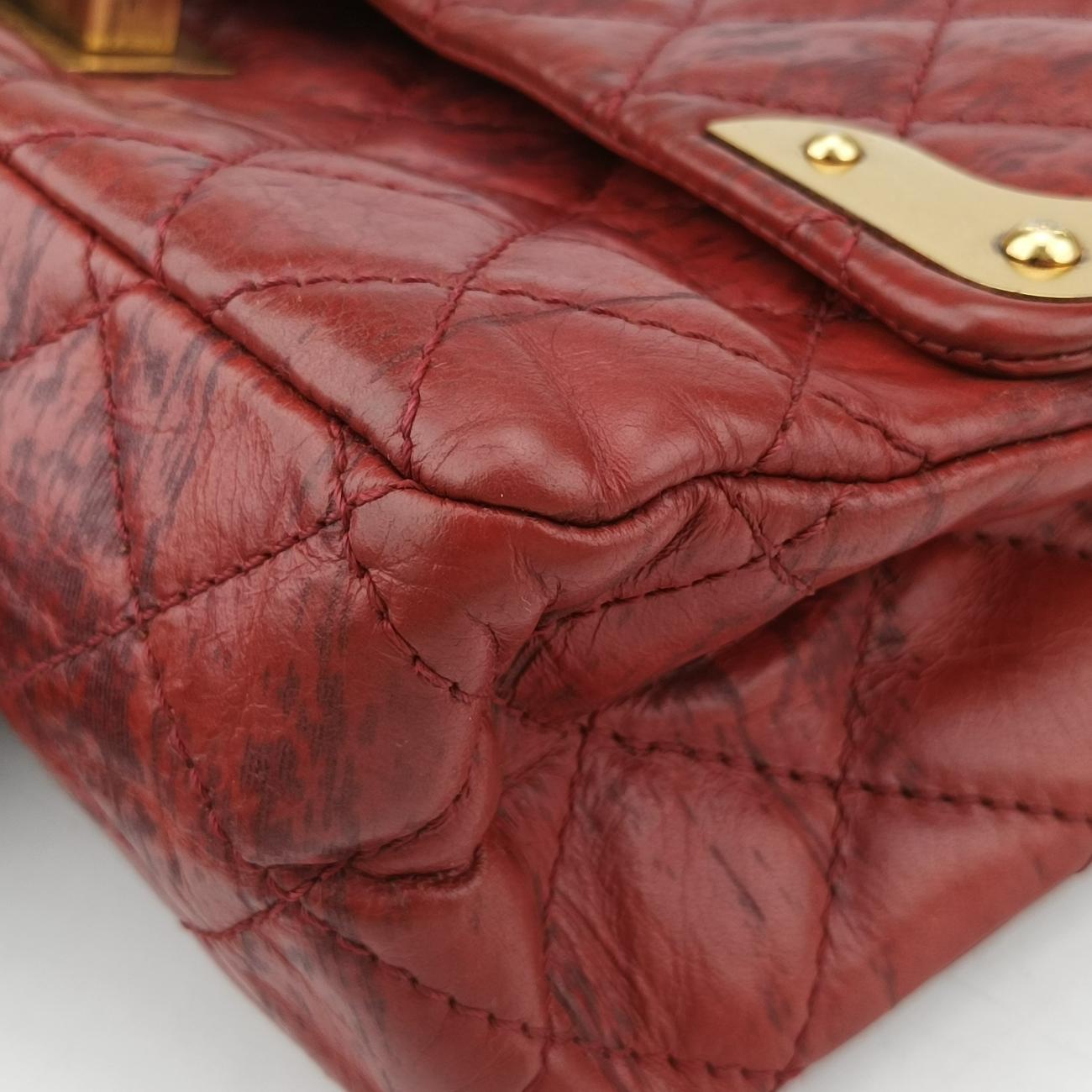 Pre-owned Chanel 2.55 Matelasse Red lambskin A48807 shoulderbag | stylenewstar