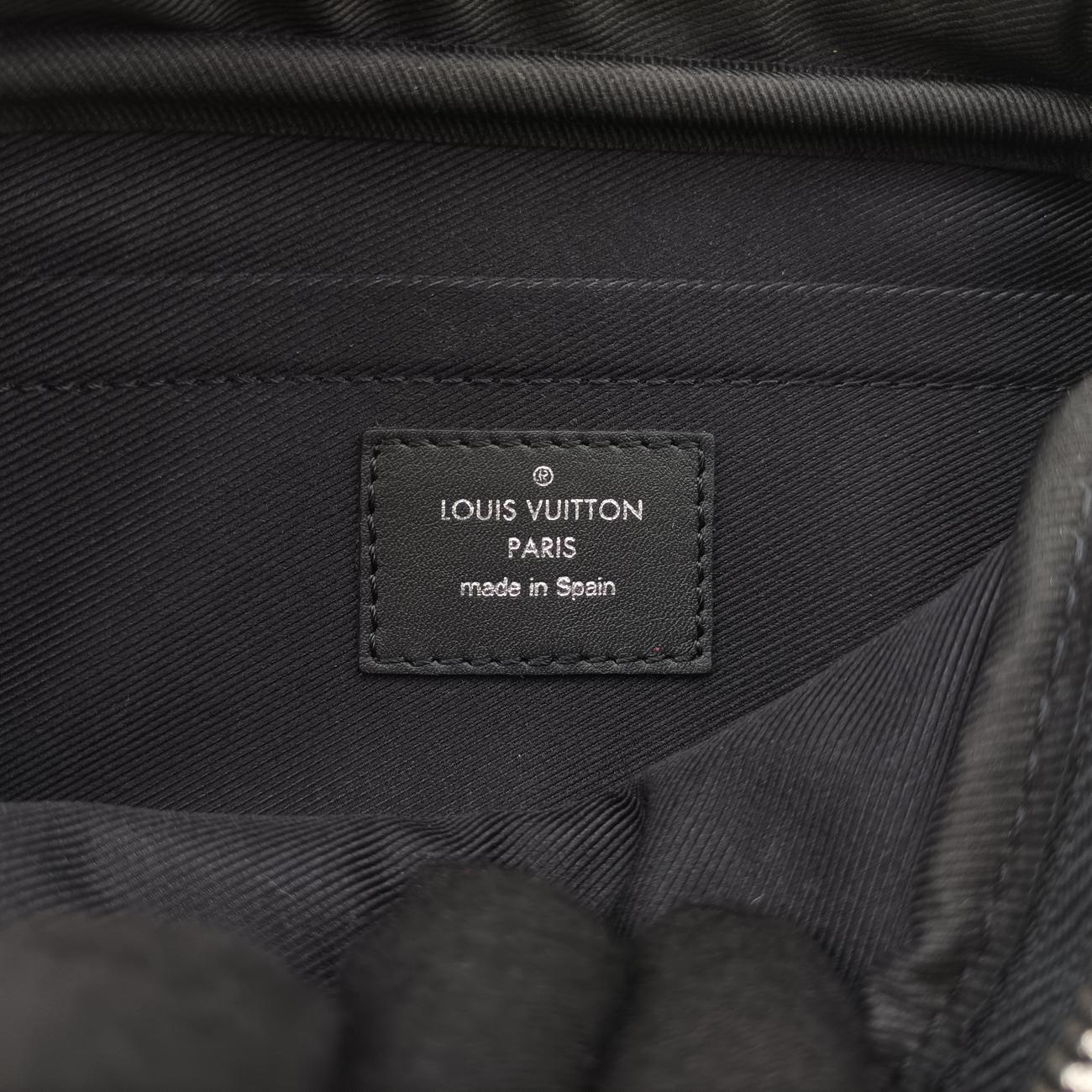 Monogram Taurillon Belt Noir Leather BC4230