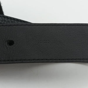 Monogram Taurillon Belt Noir Leather BC4230