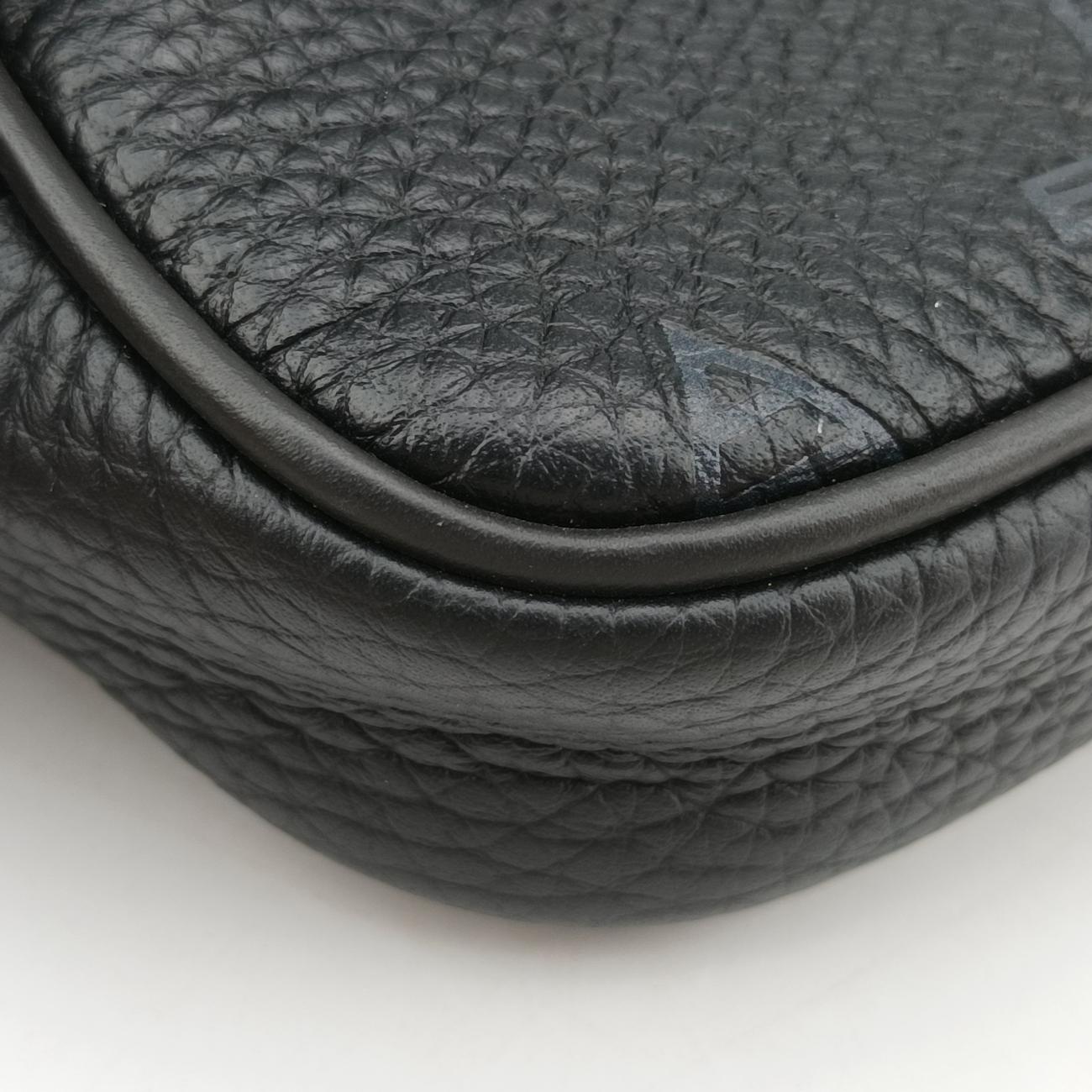 Monogram Taurillon Belt Noir Leather BC4230