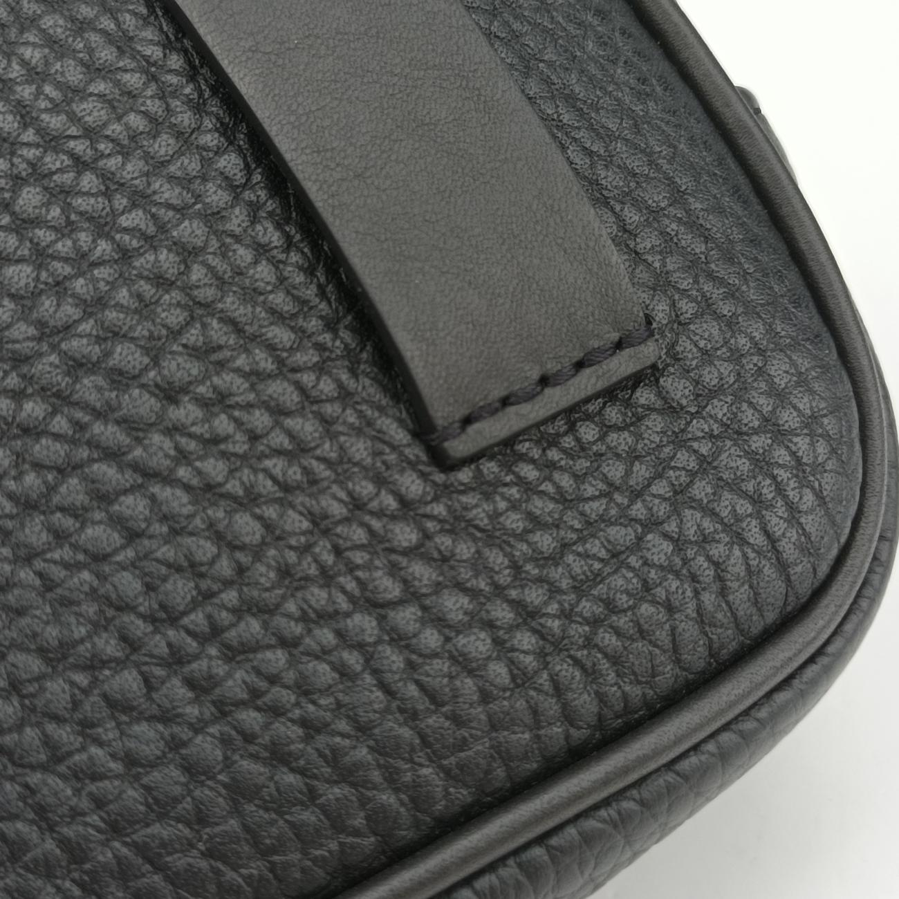 Monogram Taurillon Belt Noir Leather BC4230