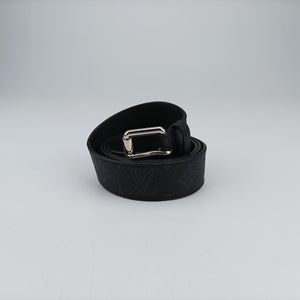 Monogram Taurillon Belt Noir Leather BC4230