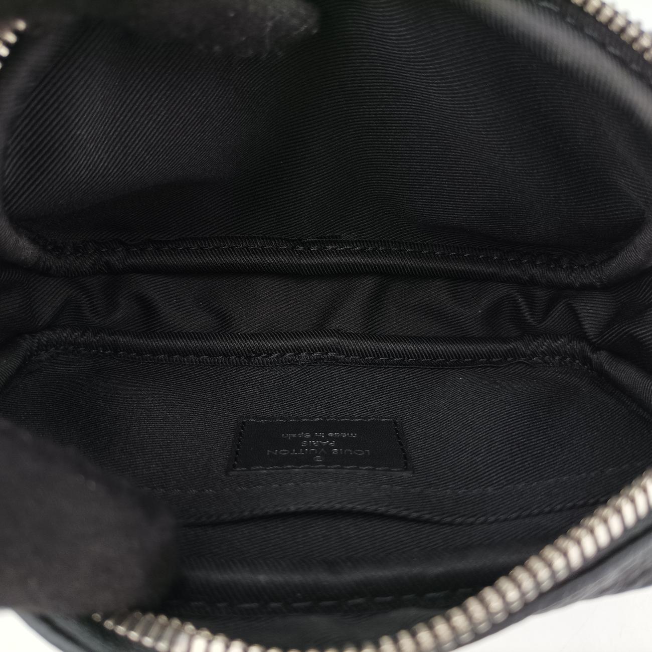 Monogram Taurillon Belt Noir Leather BC4230