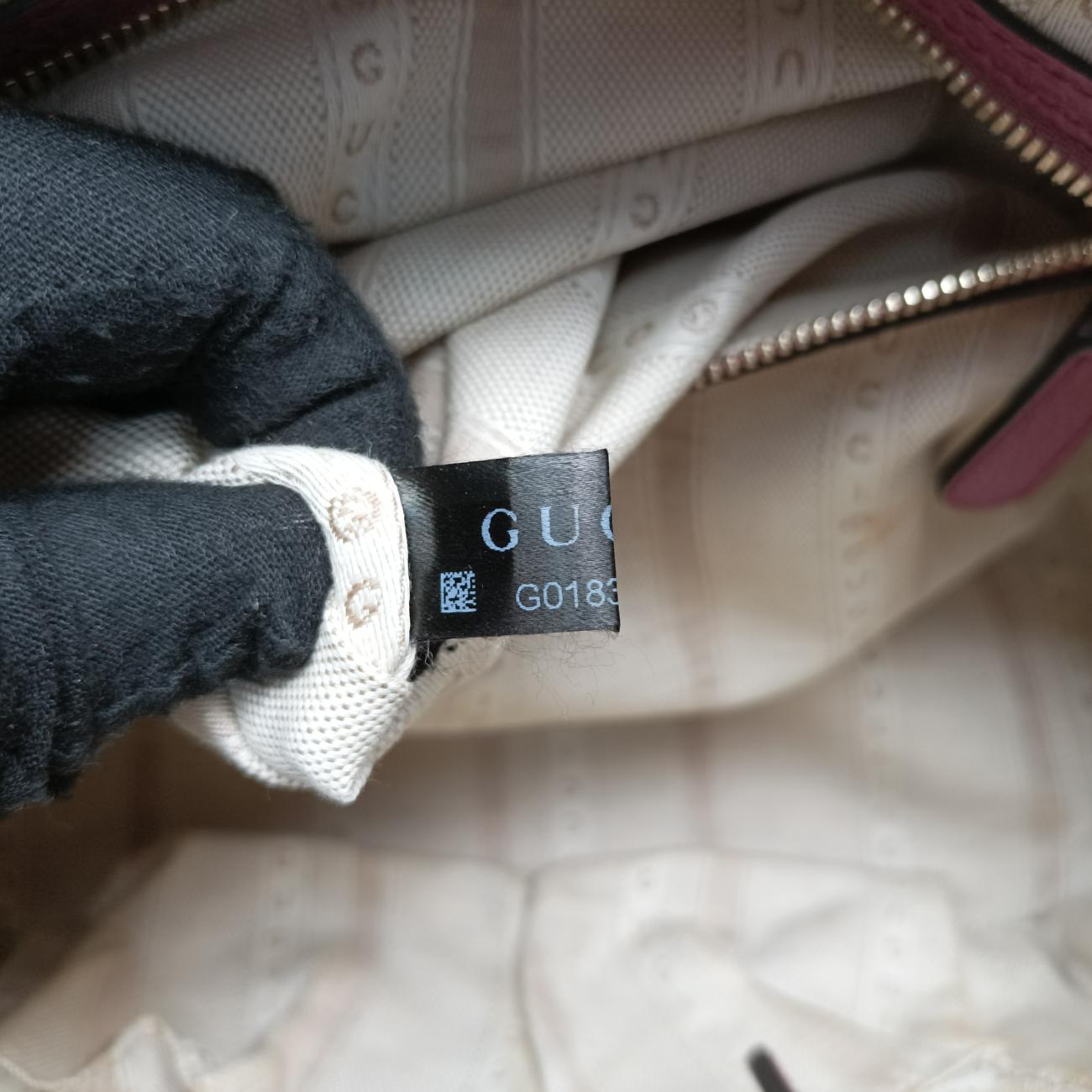 Pre-owned Gucci lady dollar Purple Leather 388560 shoulderbag | stylenewstar