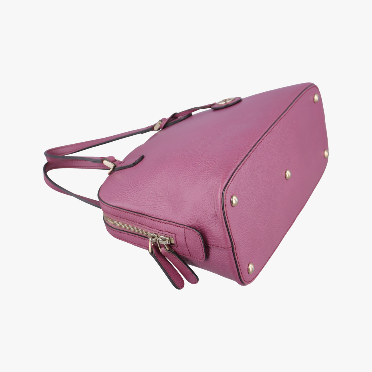 Pre-owned Gucci lady dollar Purple Leather 388560 shoulderbag | stylenewstar