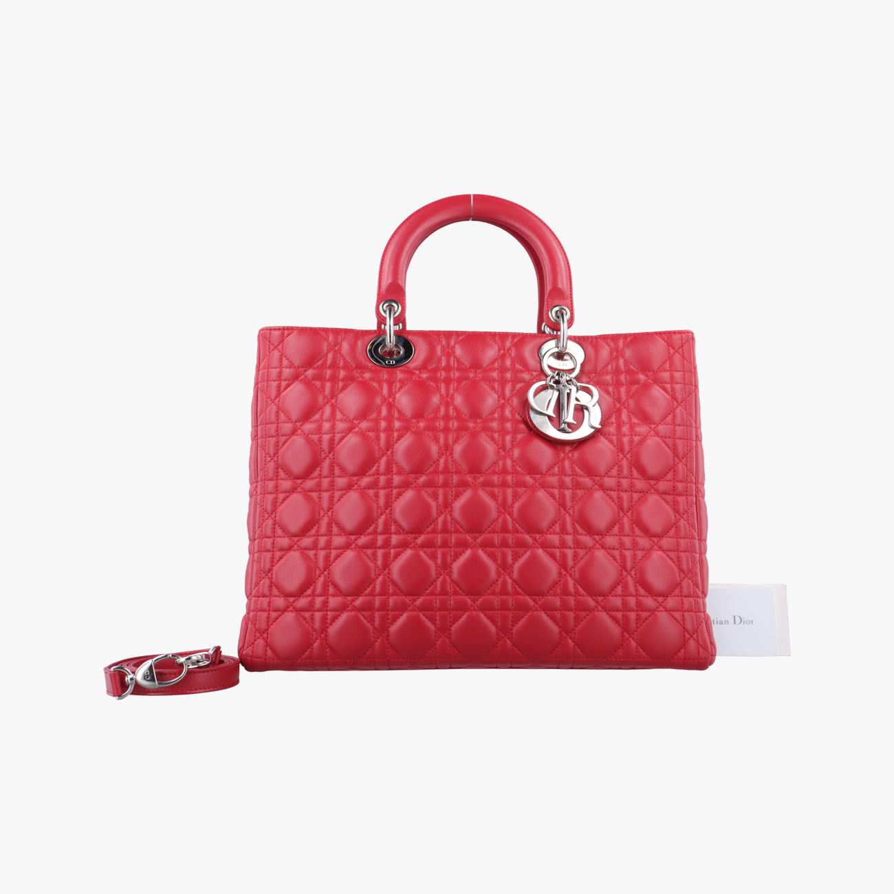 Lady Dior Red lambskin 08-MA-0191