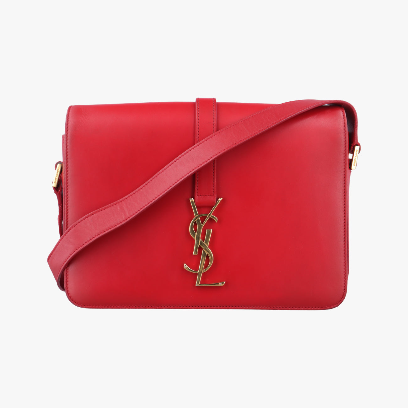 Vintage Yves Saint Laurent Universite Red Leather 357403 shoulderbag | stylenewstar