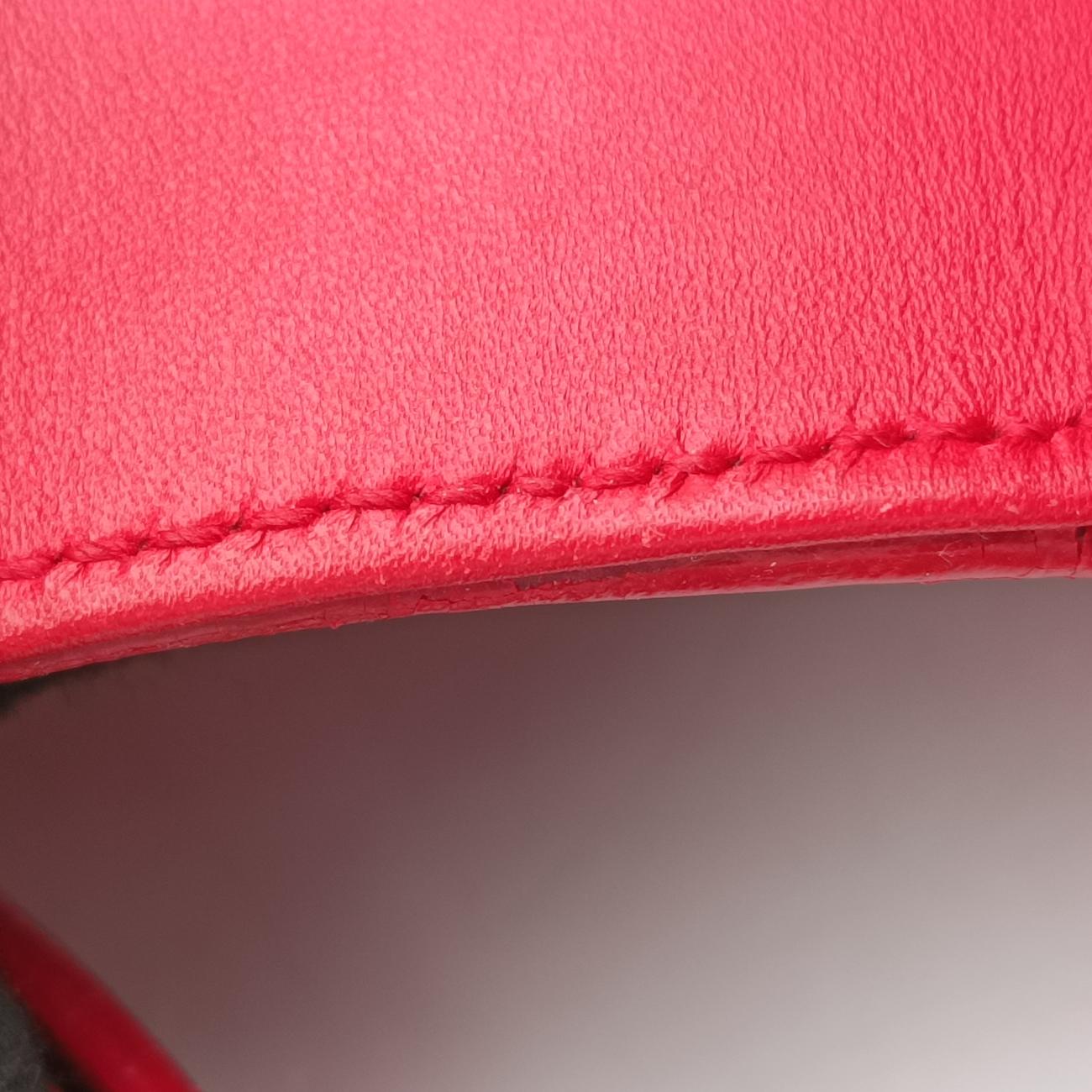 Vintage Yves Saint Laurent Universite Red Leather 357403 shoulderbag | stylenewstar