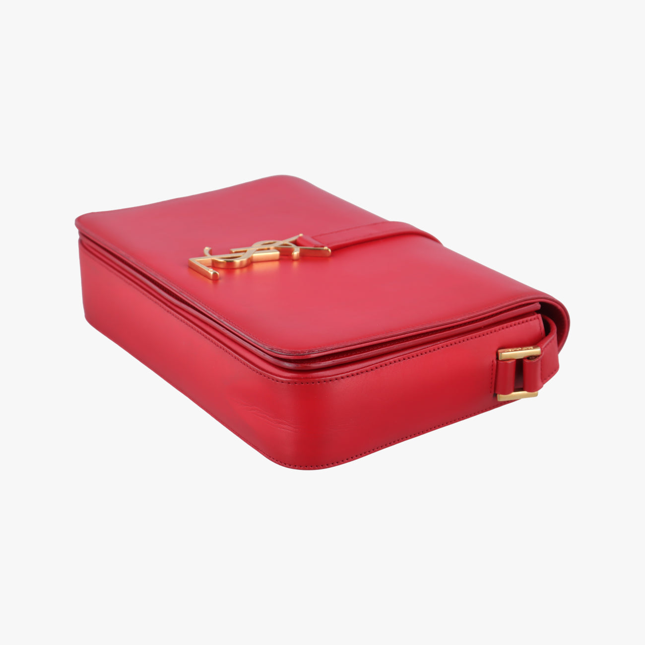 Vintage Yves Saint Laurent Universite Red Leather 357403 shoulderbag | stylenewstar