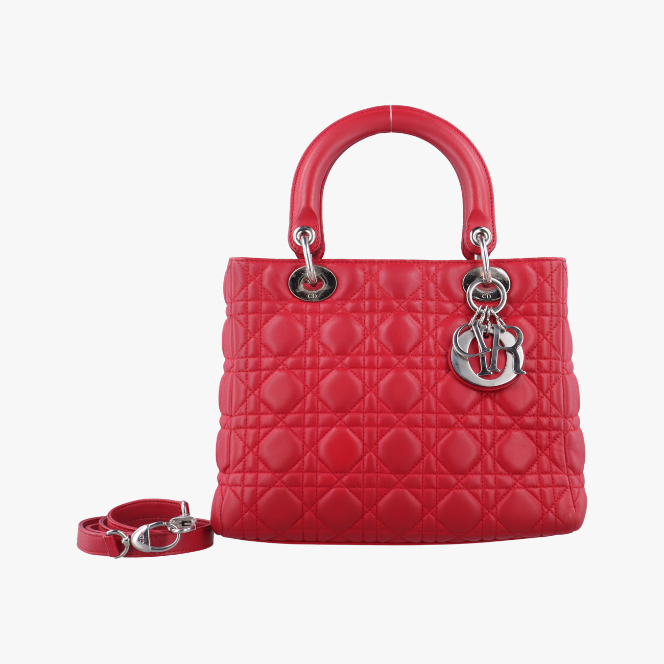 Lady Dior Red lambskin 16-MA-1019