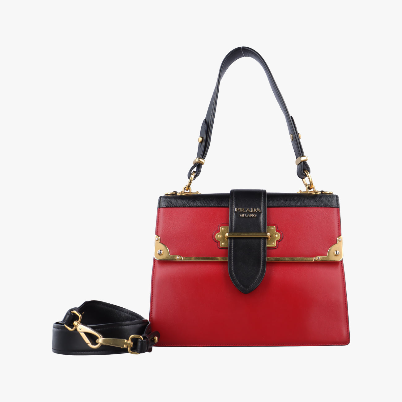 Cahier Red×Black Leather 127