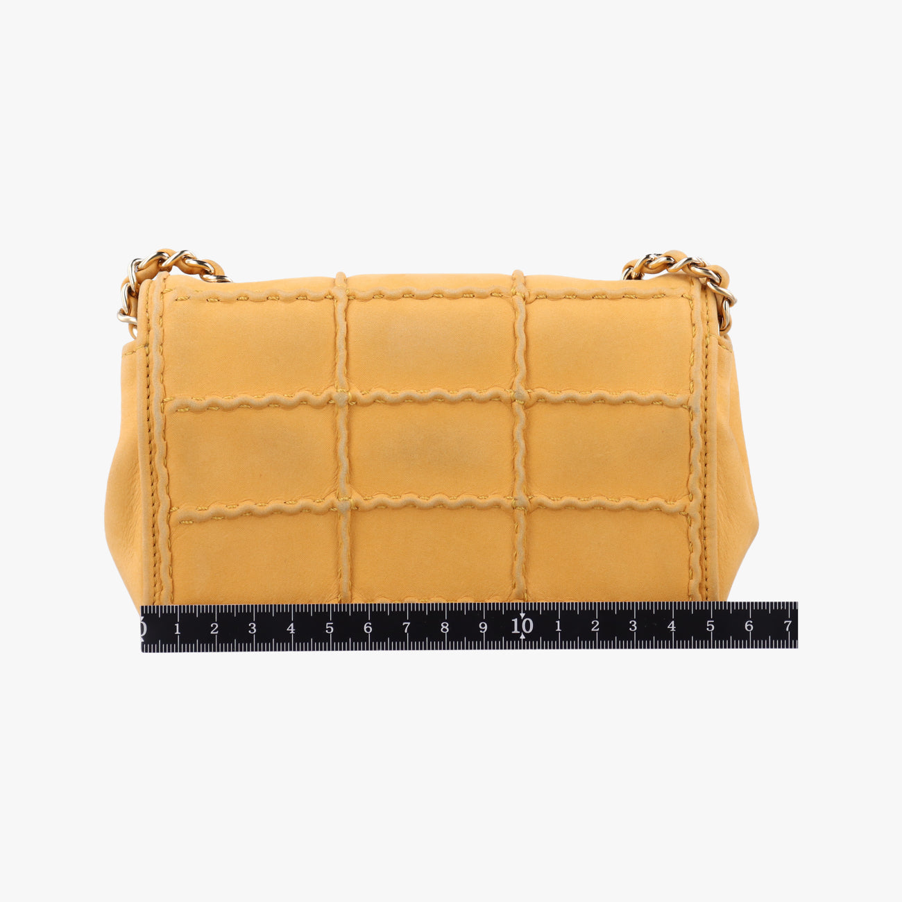 Pre-owned Chanel 2.55mini Yellow Leather A93274 shoulderbag | stylenewstar