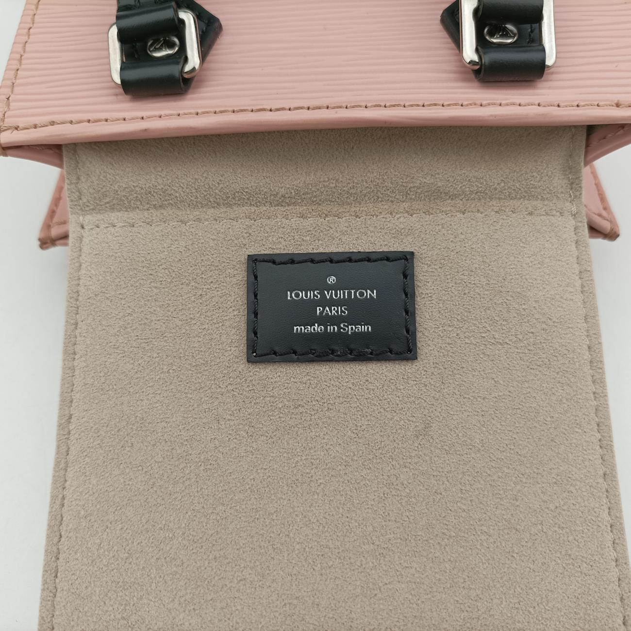Petit Sac Plat ROSE BALLERIN Epi CA4290 ICチップ