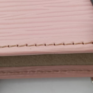 Petit Sac Plat ROSE BALLERIN Epi CA4290 ICチップ