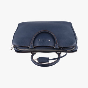 Armand Briefcase MM NAVY Taurillon leather UB2137