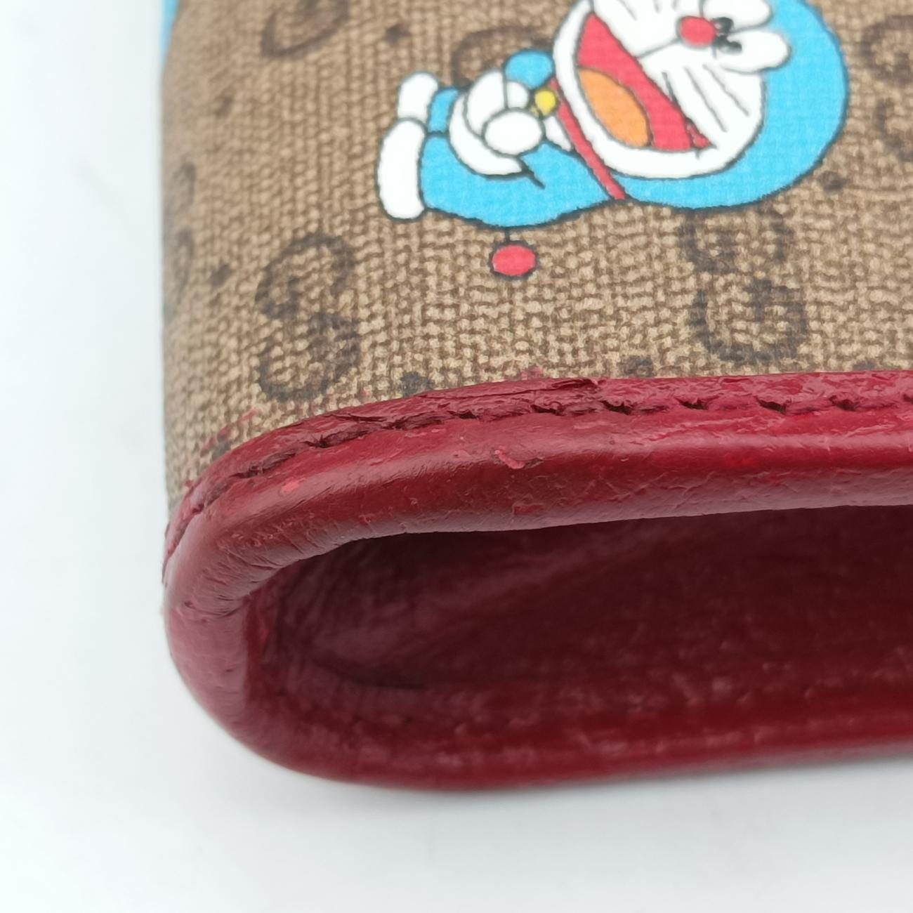 Pre-owned Gucci GG Supreme Doraemon Collaboration Beige×Multicolour PVC coated canvas×Leather 647805 shoulderbag | stylenewstar