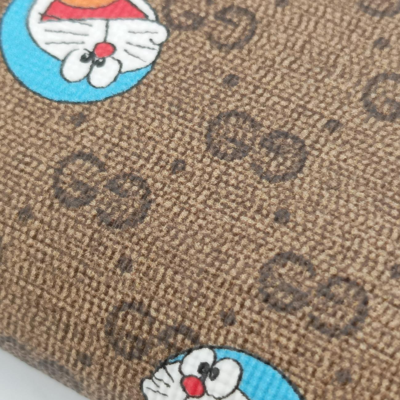 Pre-owned Gucci GG Supreme Doraemon Collaboration Beige×Multicolour PVC coated canvas×Leather 647805 shoulderbag | stylenewstar