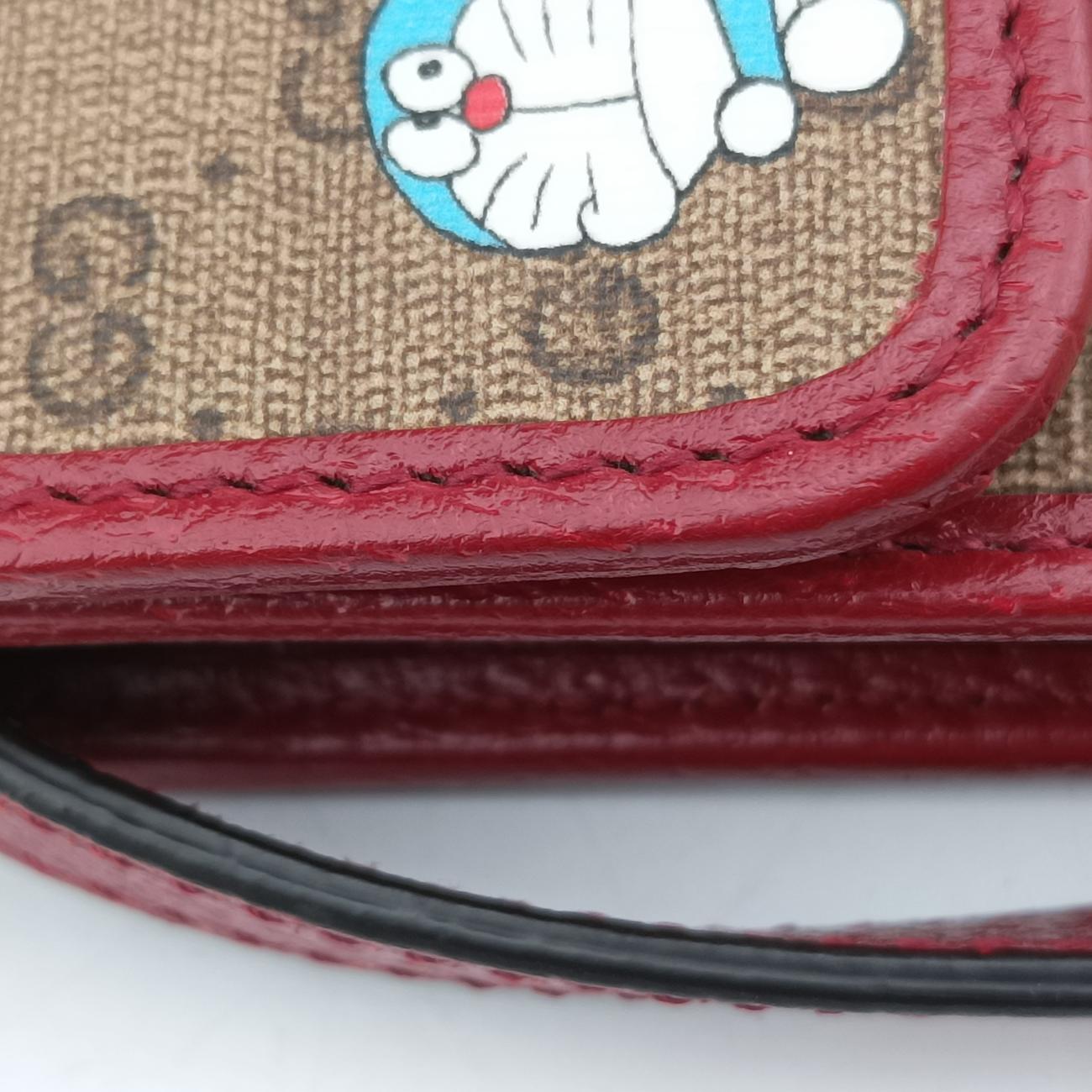 Pre-owned Gucci GG Supreme Doraemon Collaboration Beige×Multicolour PVC coated canvas×Leather 647805 shoulderbag | stylenewstar