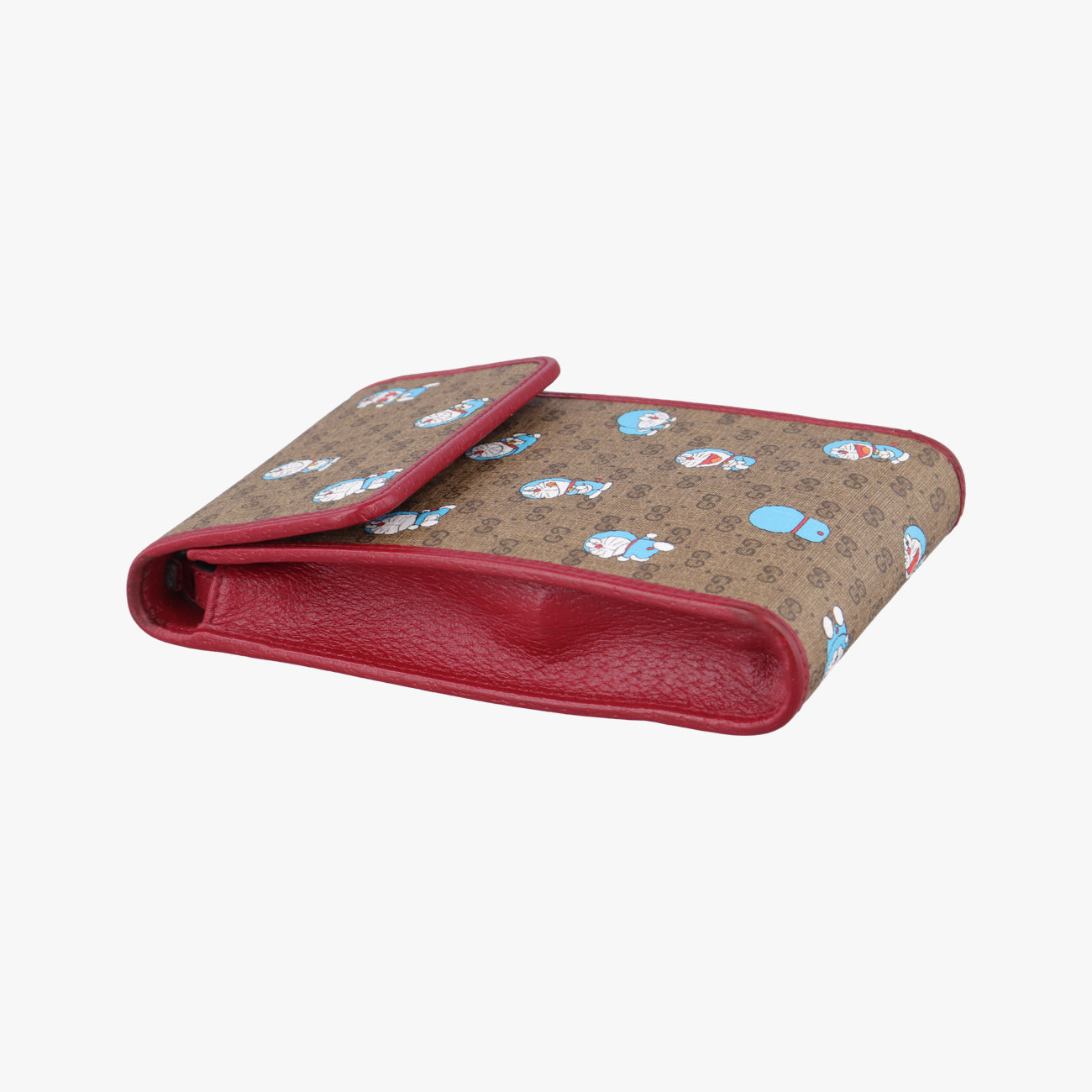 Pre-owned Gucci GG Supreme Doraemon Collaboration Beige×Multicolour PVC coated canvas×Leather 647805 shoulderbag | stylenewstar