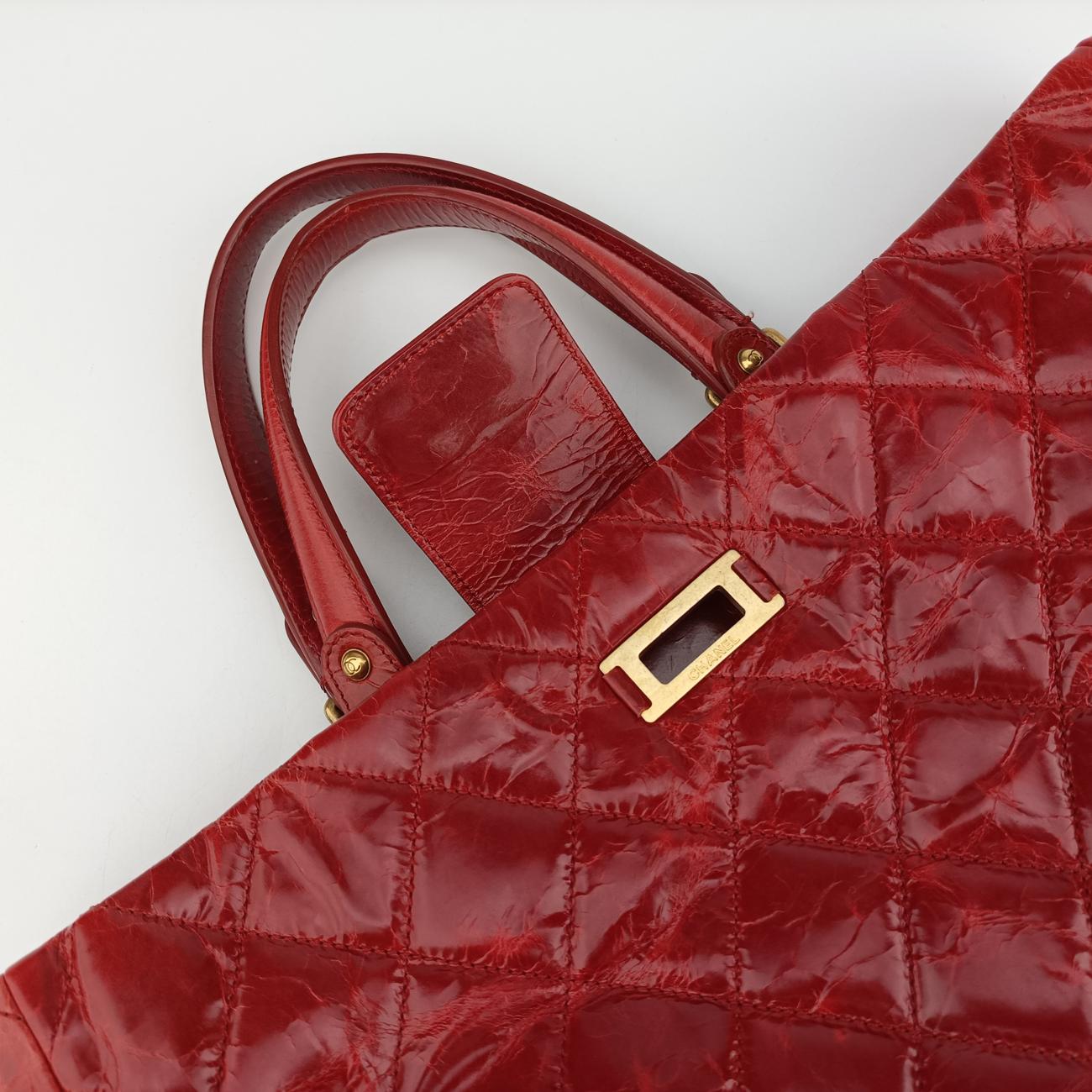 Pre-owned Chanel 2.55 Matelasse Vintage Red Leather A66818 shoulderbag | stylenewstar