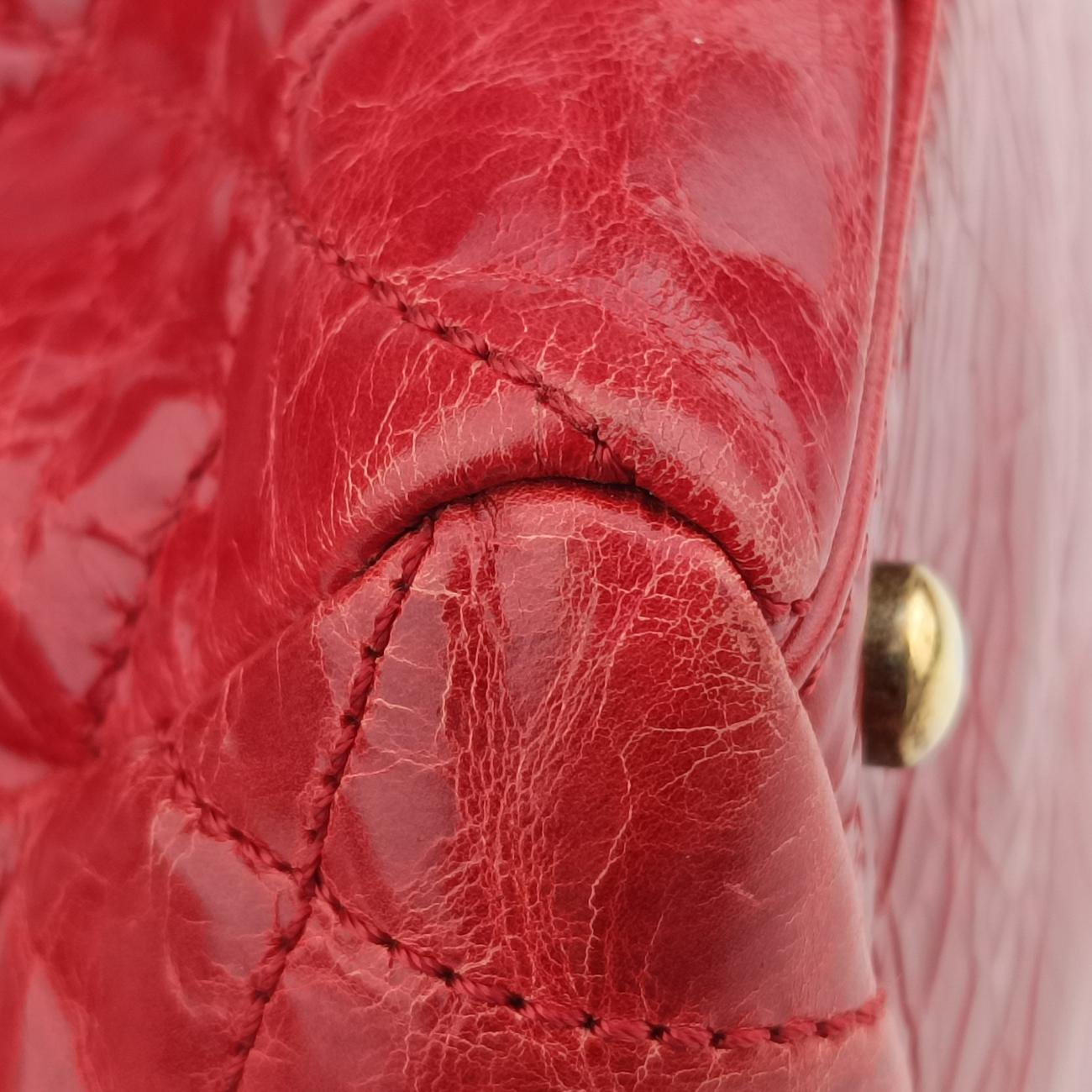 Pre-owned Chanel 2.55 Matelasse Vintage Red Leather A66818 shoulderbag | stylenewstar