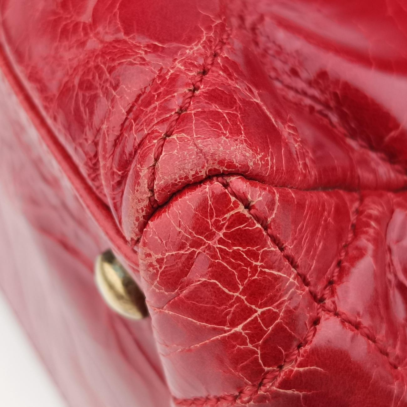 Pre-owned Chanel 2.55 Matelasse Vintage Red Leather A66818 shoulderbag | stylenewstar