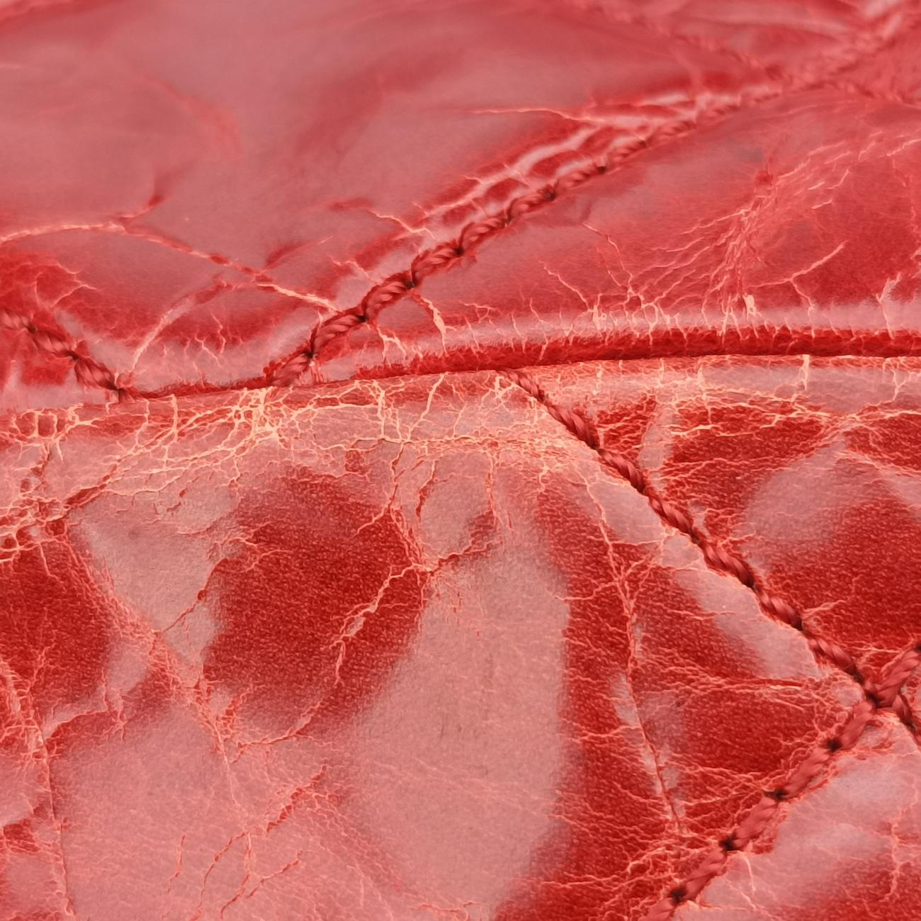 Pre-owned Chanel 2.55 Matelasse Vintage Red Leather A66818 shoulderbag | stylenewstar