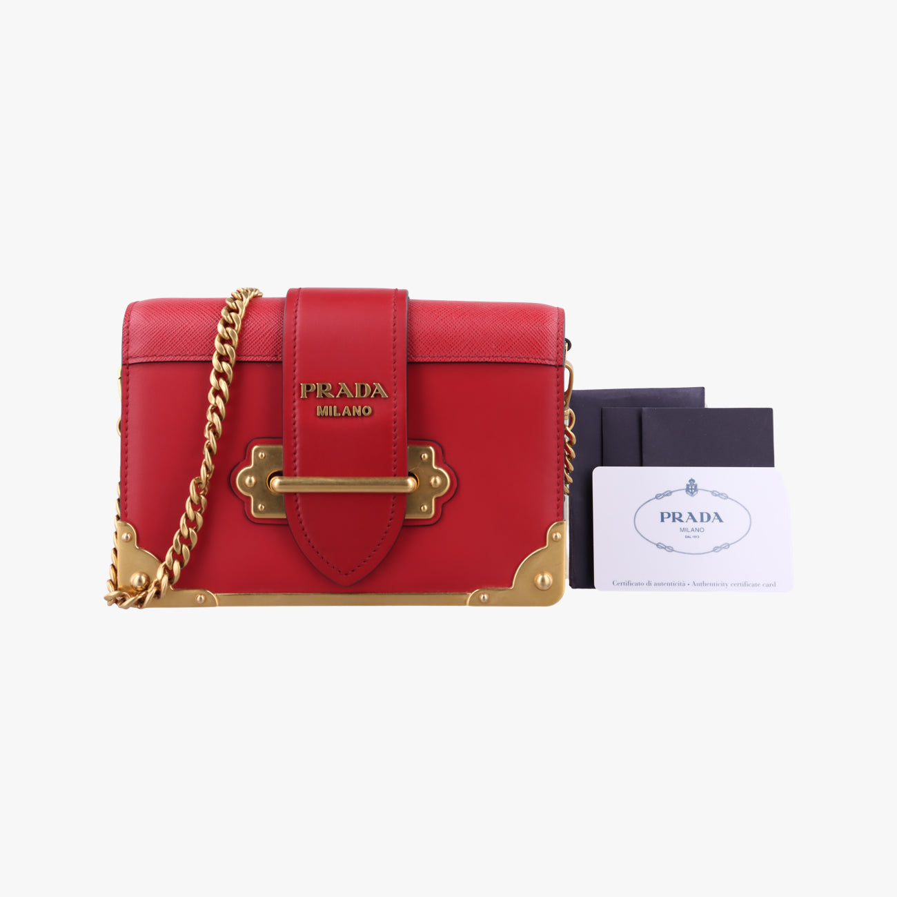 City Calf Cahier Red leather 25