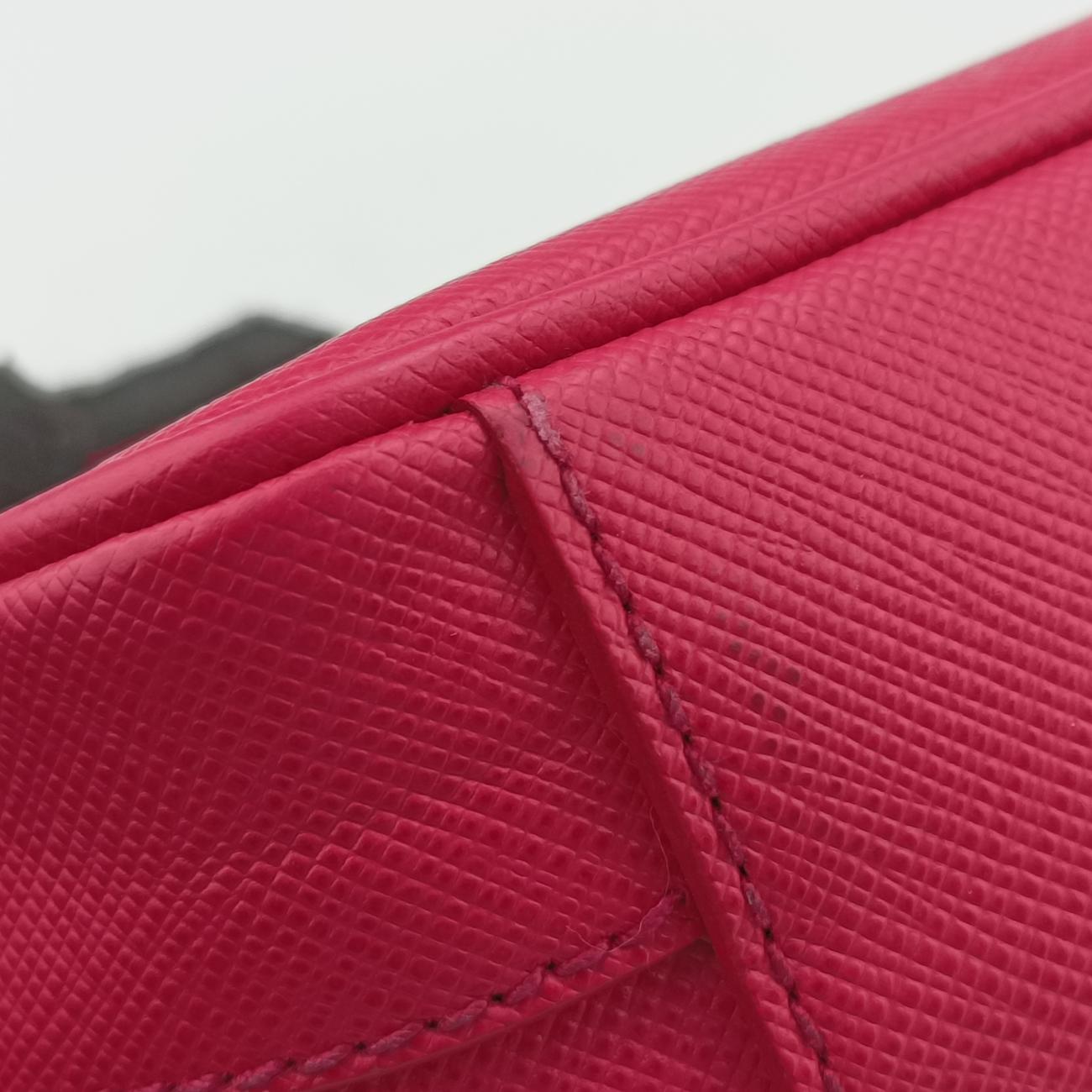 VITELLO PHENIX Messenger Camera Rose SAFFIANO Leather 31/M 224