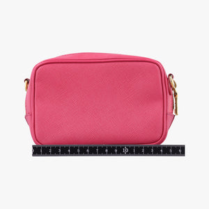 VITELLO PHENIX Messenger Camera Rose SAFFIANO Leather 31/M 224