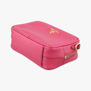 VITELLO PHENIX Messenger Camera Rose SAFFIANO Leather 31/M 224